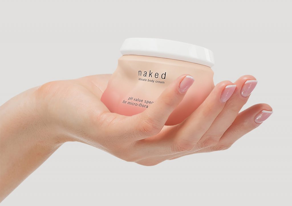 Embalagem Premiada De Creme Ntimo Reage Ao Toque Mudando De Cor Naked