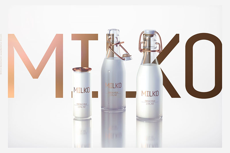 MILKO - Embalagens de leite de LUXO! 2