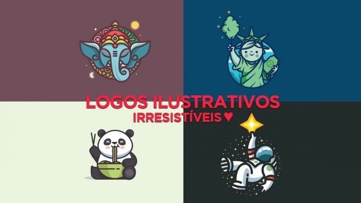 Se apaixone pelos logos ilustrativos de Carlos Puentes!