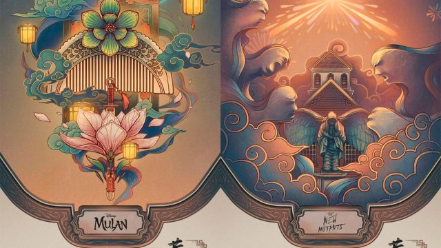 Cartazes do filme Mulan (2020) e Os Novos Titãs